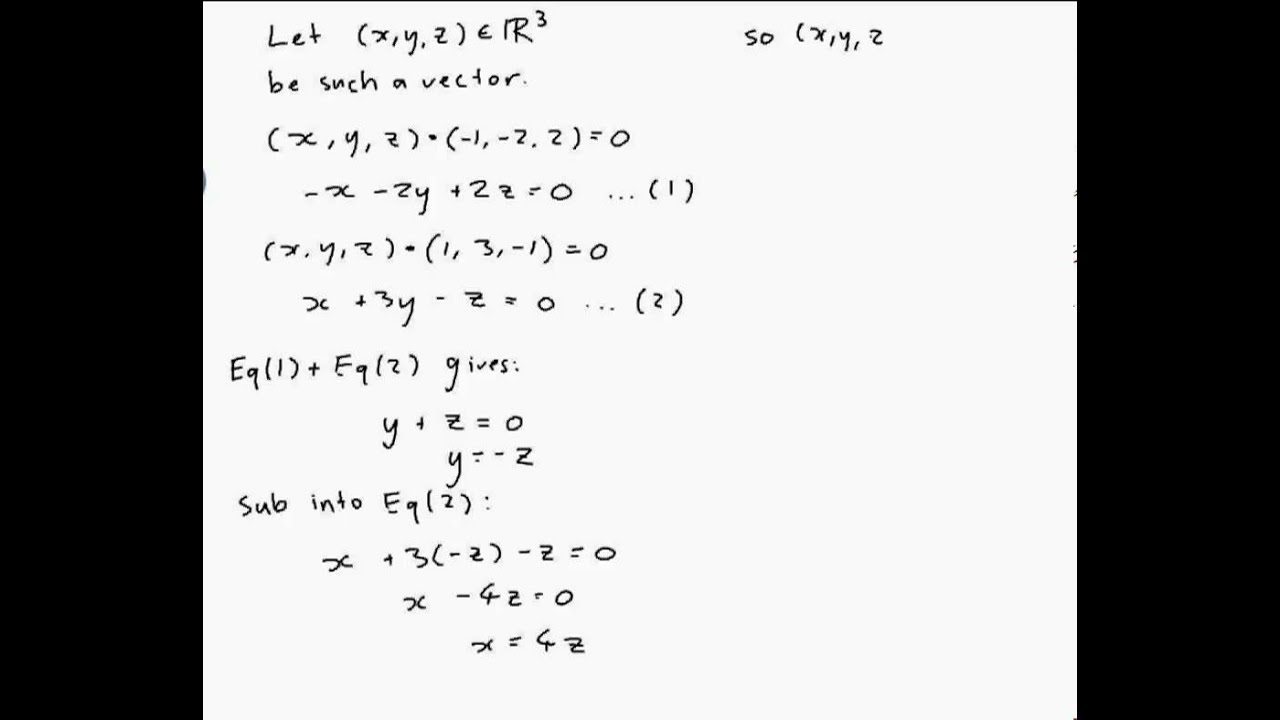 finding orthagonal vector 2d