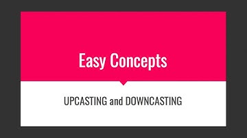Upcasting and Downcasting Concepts ( C# /Java )