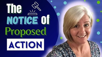 California probate code and the notice of proposed action