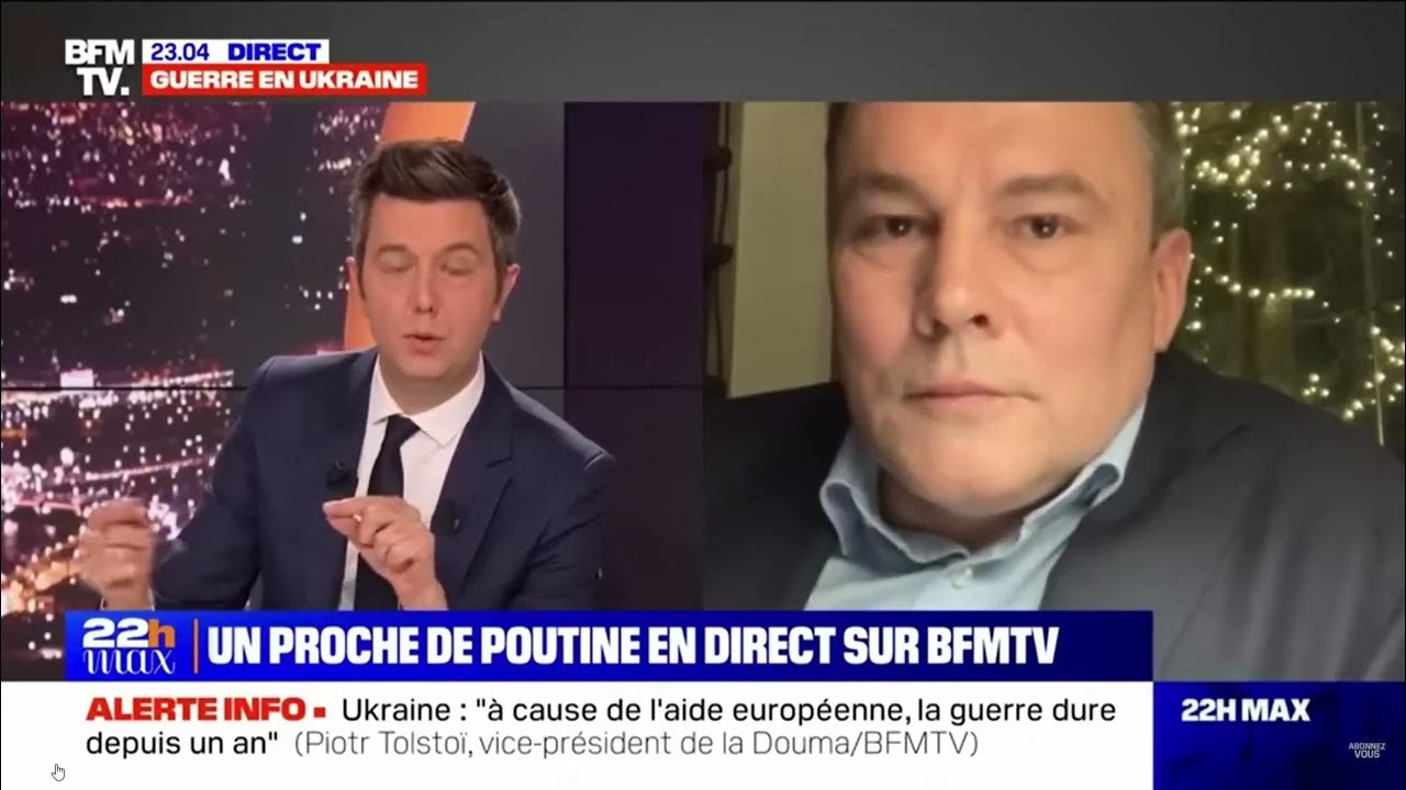 Толстой интервью французскому телеканалу последнее
