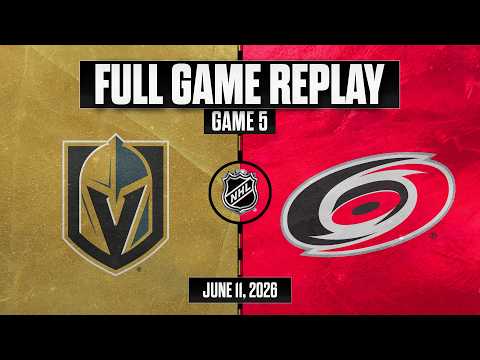 FULL GAME REPLAY: Golden Knights vs Hurricanes| Game 5 | 2026 Stanley Cup Final