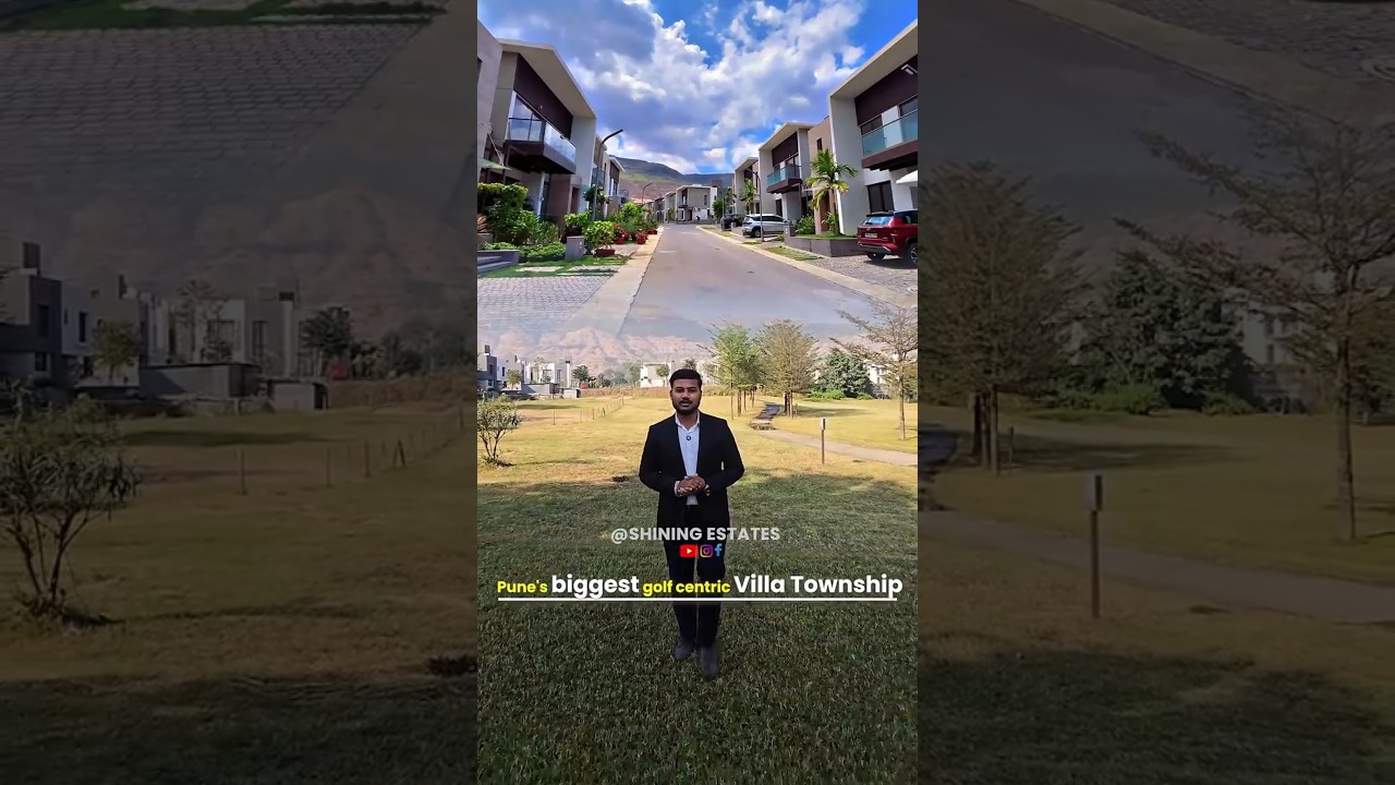 Pune's Biggest Golf Centric Villa Township | 4BHK Villa | Call📲 Prashant Now 9561119019 #realestate