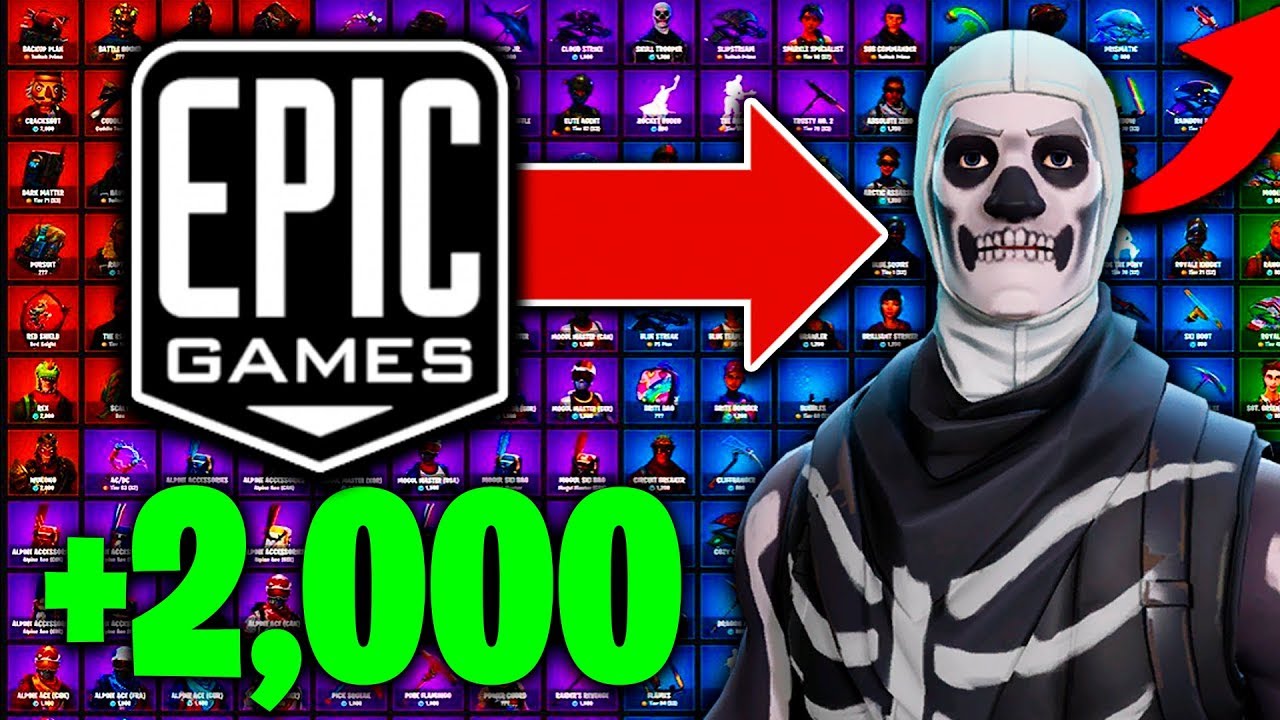EPIC GAMES SAVED MY SKULL TROOPER  $2,000 WORTH OF SKINS ON FORTNITE!!!  YouTube