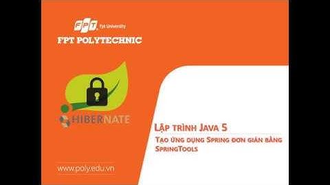 Bài 1: Tạo ứng dụng Spring đơn giản bằng Spring Boot, Spring Web, Thymeleaf và SpringTools