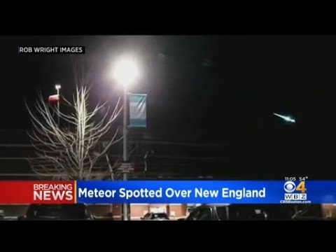 Meteor spotted over