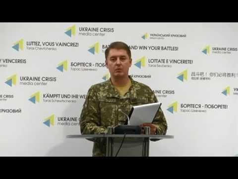 Полковник Олександр Мотузяник, речник Міністерства оборони України з питань АТО. УКМЦ, 24.09