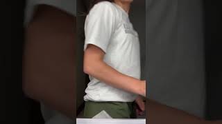 Push em back, attack - defensive cheer - back view