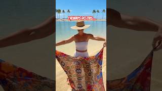 Here’s a fun kimono that you can make from a pareo ! #diyfashion #sarong #pareo