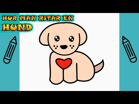 Hur man ritar EN SÖT HUND 