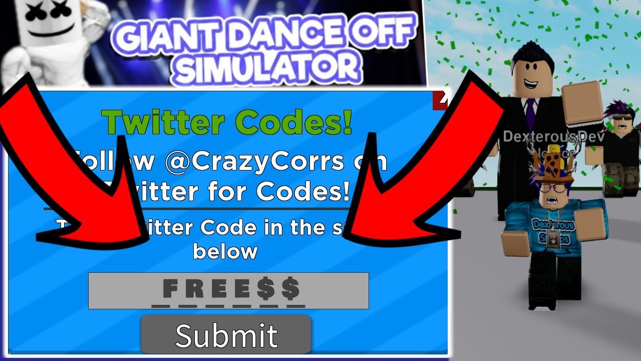  ALL 9 HUGE DANCE OFF SIMULATOR CODES YouTube