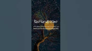 "يَا أَيَّتُهَا النَّفْسُ الْمُطْمَئِنَّةُ 🍃 | تلاوة من سورة الفجر آية 27-30"