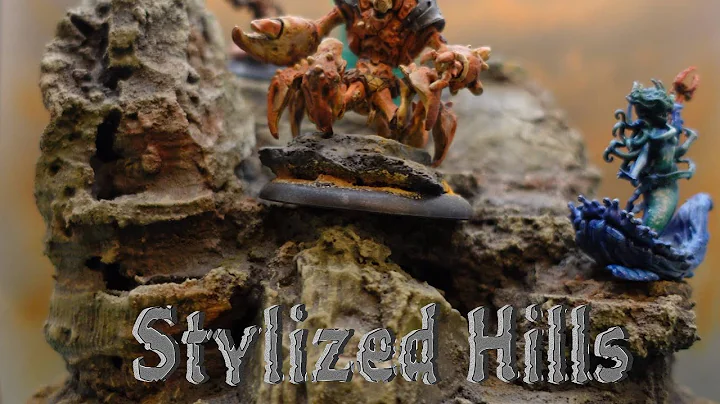 Cork Bark Stylized Rocky Gaming Hills