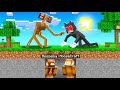 Minecraft CARTOON CAT SPEEDRUNNER vs SIREN HEAD HUNTER with GIRLFRIEND!