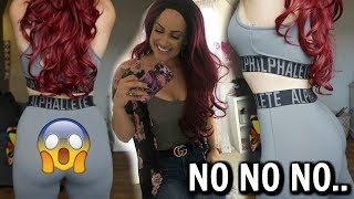 WORST LEGGINGS EVER...WTF | Alphalete Revival & Criss Cross TRY ON (thick girl, size large)