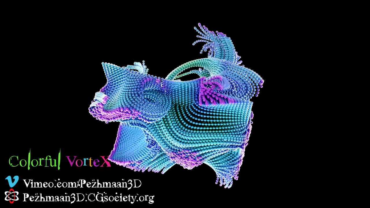 Houdini - Colorful vortex - YouTube