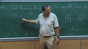 Yuval Peres - 2/3 The cutoff phenomenon and rate of escape for Markov chains