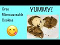 How to make 2 mins Oreo cookies in Microwave (Oreo cookies by 9 year old 👩‍🍳)cookies in Microwave.