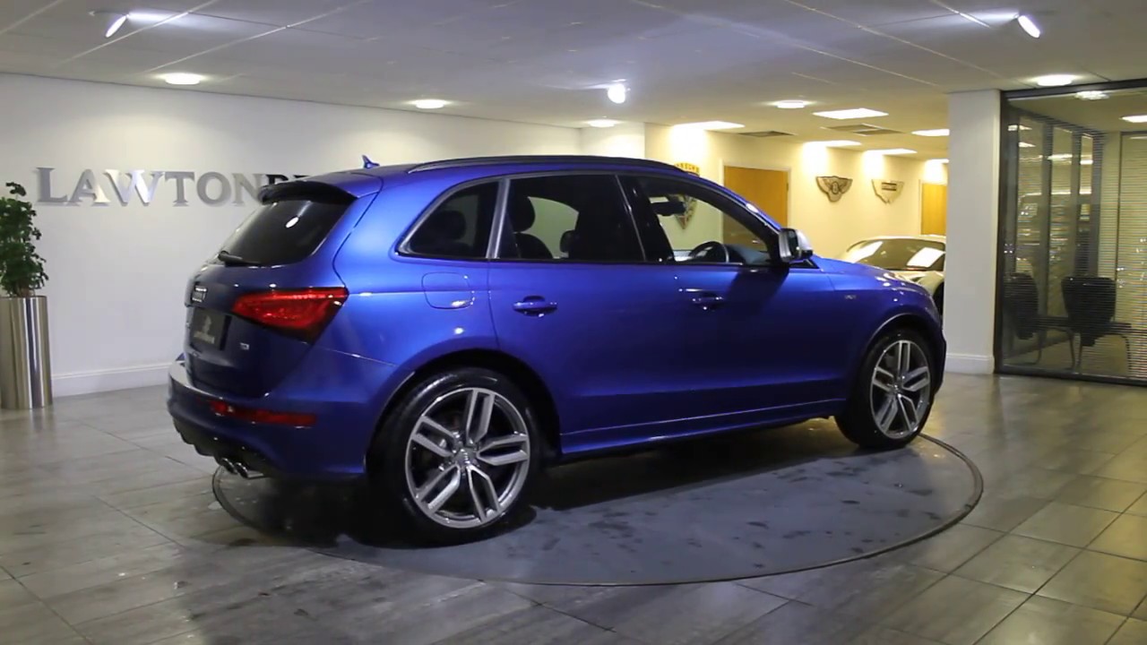 Audi SQ5   Blue with 2 tone leather  Lawton Brook