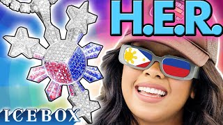 H.E.R. Celebrates Pinoy Pride with Filipino Pendant at Icebox!