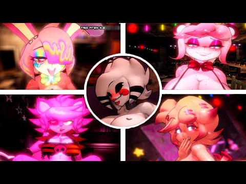 Fight Nights At Frennis Night Club All Jumpscares | Fnia