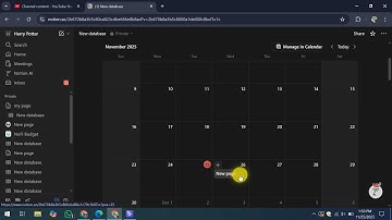 How To Put Notion Calendar In A Page