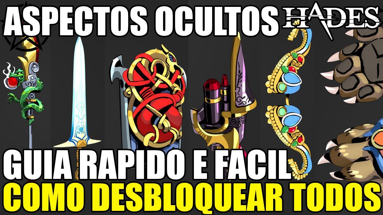 GUIA COMPLETO COMO LIBERAR TODOS OS ASPECTOS OCULTOS FACIL E RAPIDO ...