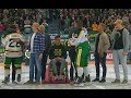 Humboldt Broncos Ceremonial Faceoff