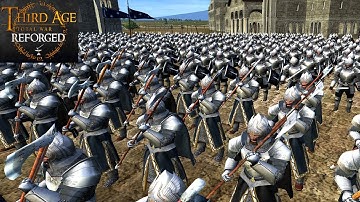 RUINED OSGILIATH, THE WAR OF THE RING BEGINS (Siege Battle) - Third Age: Total War (Reforged)