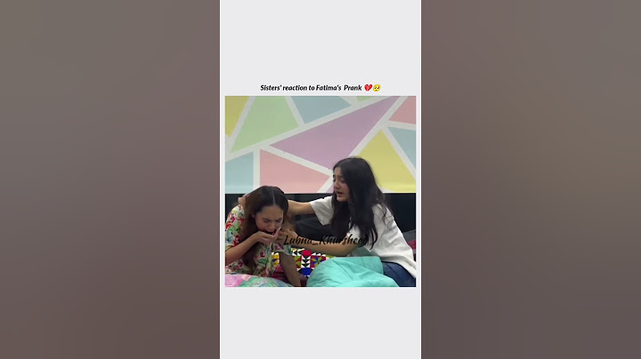 Sisters' reaction to Fatima's Prank 💔🥺|#sistrology