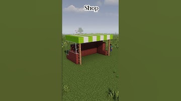 Shop 🏠#shorts #minecraft