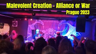 Malevolent Creation - Alliance or War, Live Modra Vopice Praha 2023