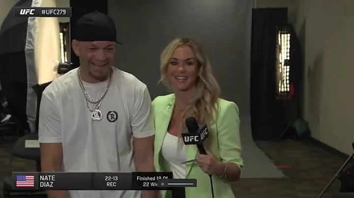 Nate Diaz interview with Laura Sanko UFC 279