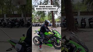 When A 400Cc Rides With 1000Cc