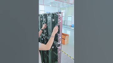 Installing a rental LED display is very fast! #eagerled #leddisplay#rentalleddisplay #ledwall