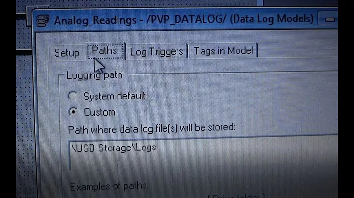 Allen Bradley HMI Data Logging-Saved to USB/HMI internal memory-Part 2