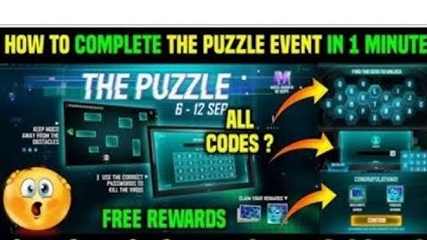 Free Fire New Event Today.Moco Puzzle Event Kese Complete Kare.How To Complete New Moco Puzzle Event