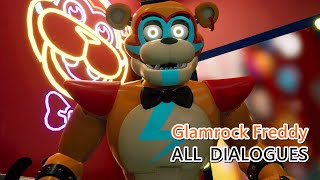 Five Nights at Freddy's: Security Breach - 'Glamrock Freddy' ALL Dialogues/Voicelines