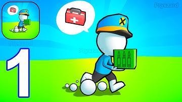 My Mini Army Commander - Gameplay Walkthrough Part 1 StickWar Army Commander Frontiline Base Defense