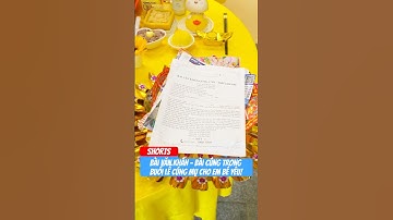 Bài văn khấn, bài cúng đầy tháng thôi nôi dành cho lễ cúng Mụ - Đồ Cúng Việt