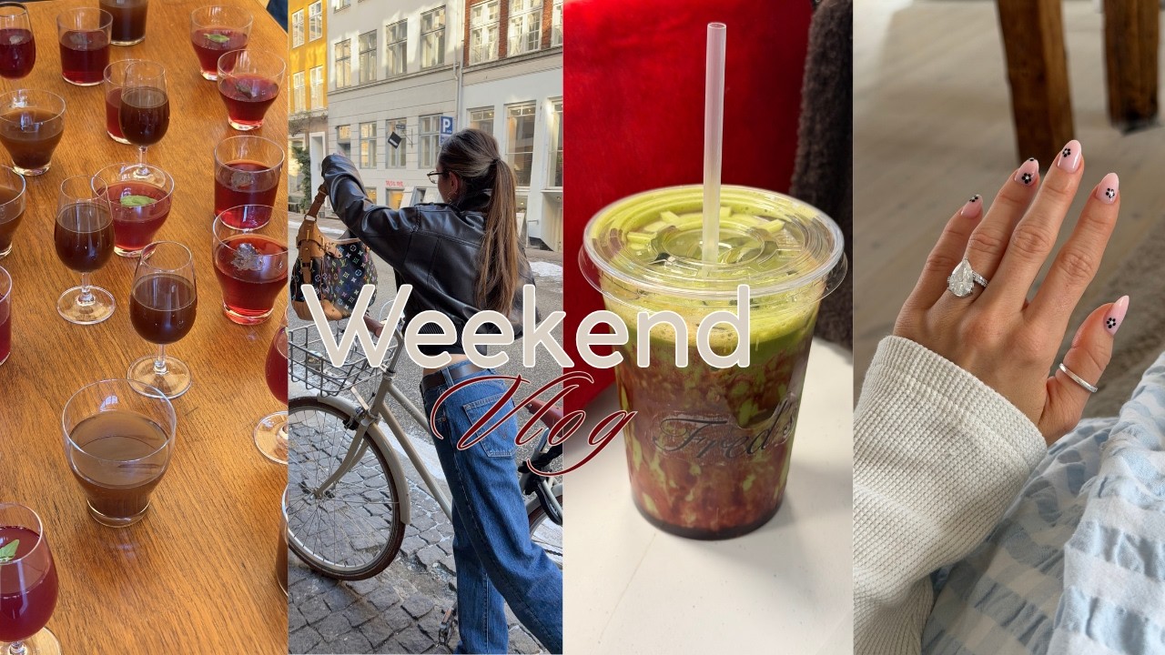 Weekends vlog | En hemmelig beundrer, loppemarked & maddag med fam