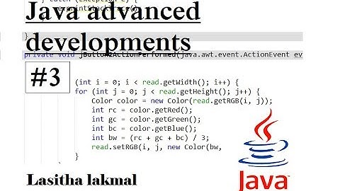 Image Process with java - Convert colored image to black and white