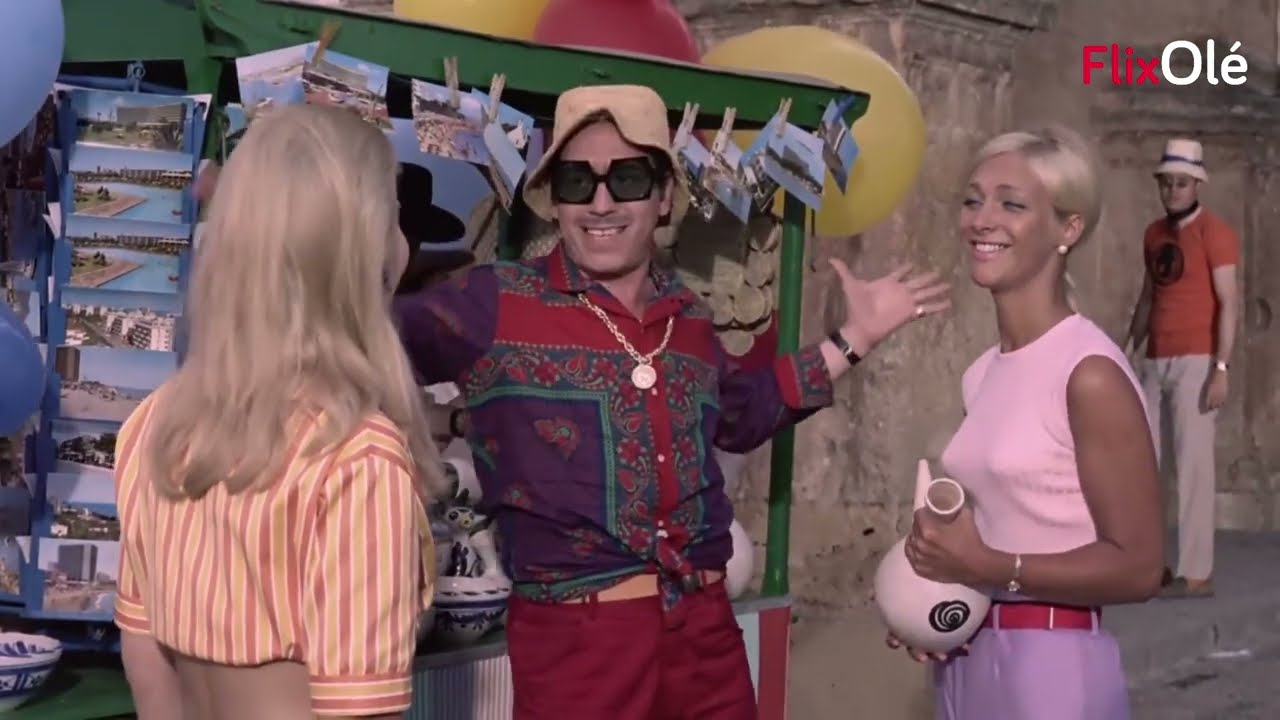 José Luis López Vázquez ligando en ¡Cuidado con las señoras! (Julio Buchs, 1968)