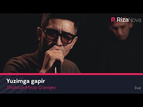 Shohruh Mirzo G'aniyev — Yuzimga gapir | Шохрух Мирзо Ганиев — Юзимга гапир (Live Video)