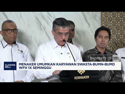 Karyawan Swasta-BUMN-BUMD WFH 1x Seminggu, Ini Aturannya!