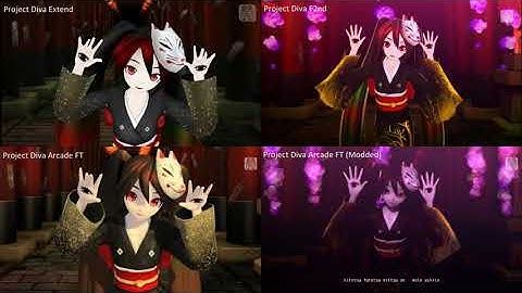 [Various Games(Comparison MV)] Close and Open, Demons and the Dead - Miku