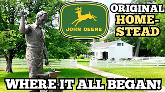 Inside JOHN DEERE's 1835 House & Workshop - Where He INVENTED 1st Steel PLOW!