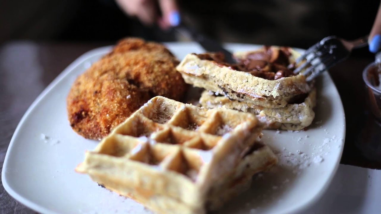 Let's Eat Ep 1: Dame Chicken and Waffle - YouTube