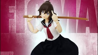 Max Factory Figma Sukeban Body Makoto Action Figure - Delinquent Girl With Multiple Face Plates