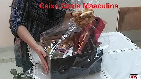 O que colocar em uma cesta de presente para homem?
