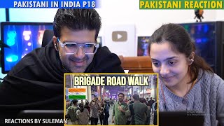 Pakistani Couple Reacts To Brigade Road Bengaluru | Pakistani In India | Bengaluru Street